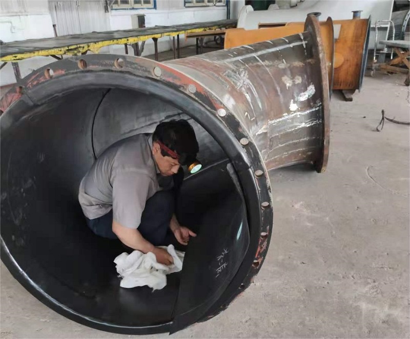 弯头衬胶